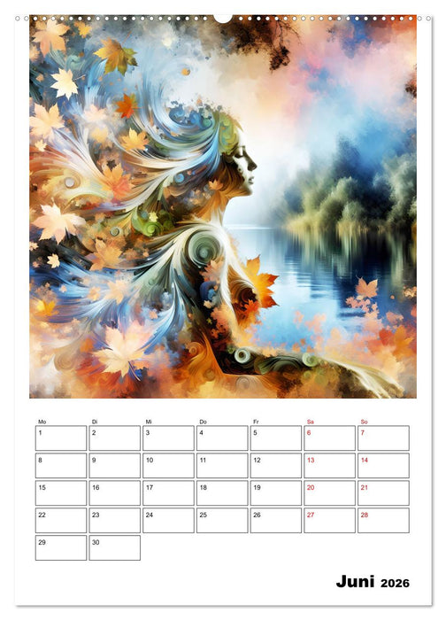 Blätter - Visionen (CALVENDO Wandkalender 2026)