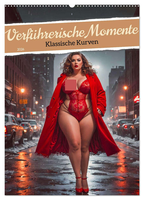 Verführerische Momente - Klassische Kurven (CALVENDO Wandkalender 2026)