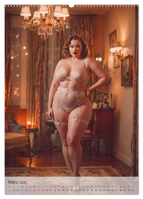 Verführerische Momente - Klassische Kurven (CALVENDO Wandkalender 2026)