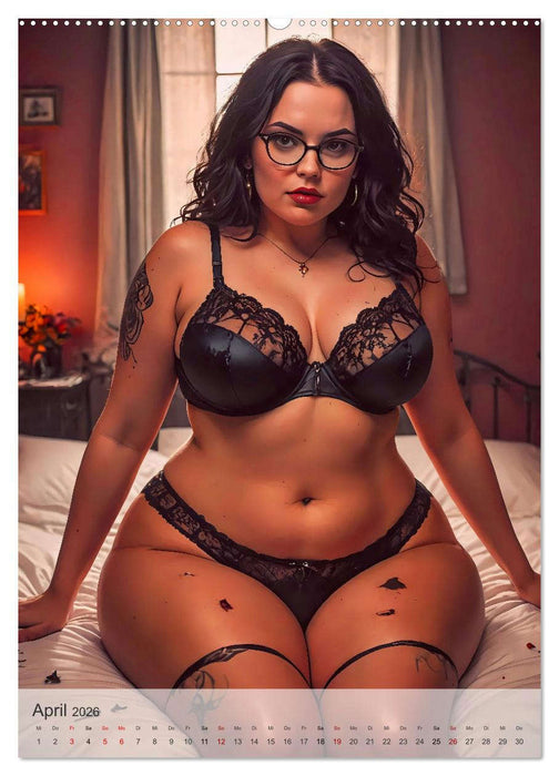 Verführerische Momente - Klassische Kurven (CALVENDO Wandkalender 2026)