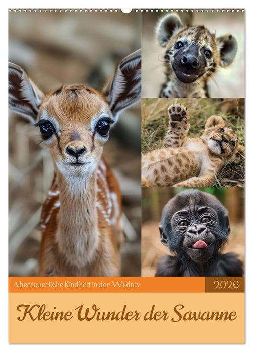 Kleine Wunder der Savanne (CALVENDO Wandkalender 2026)