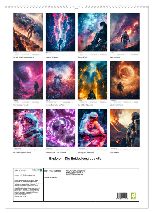 Explorer - Die Entdeckung des Alls (CALVENDO Wandkalender 2026)