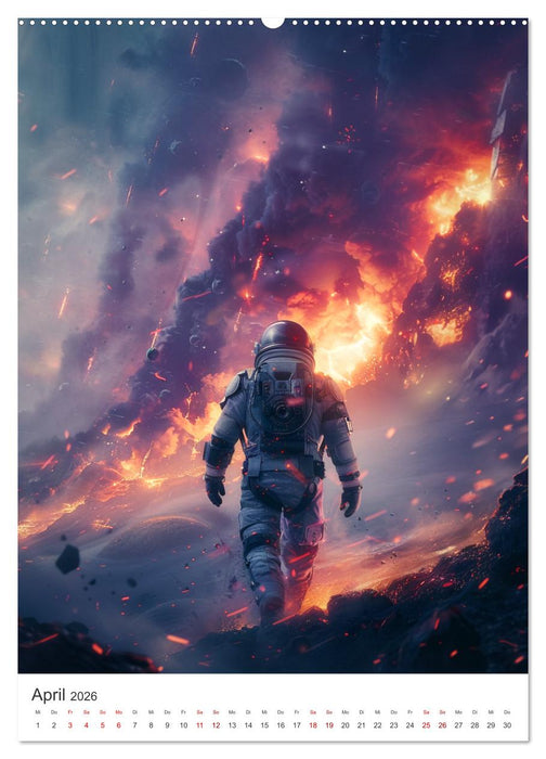 Explorer - Die Entdeckung des Alls (CALVENDO Wandkalender 2026)