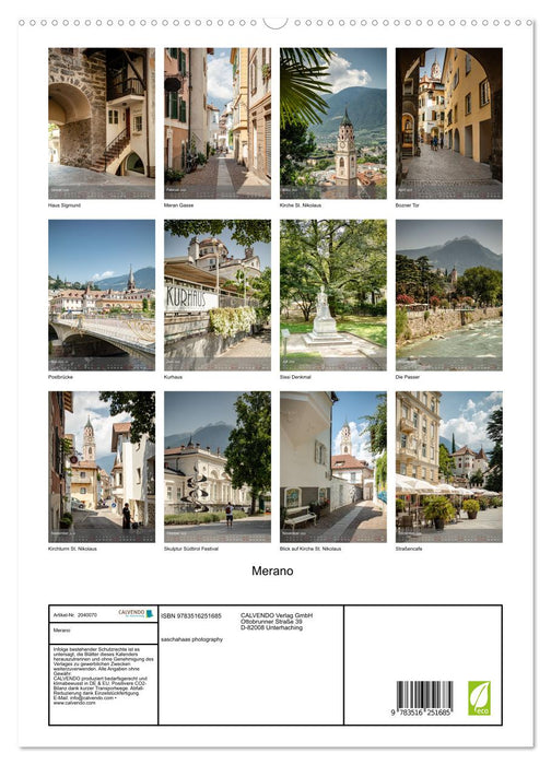 Merano (CALVENDO Premium Wandkalender 2026)
