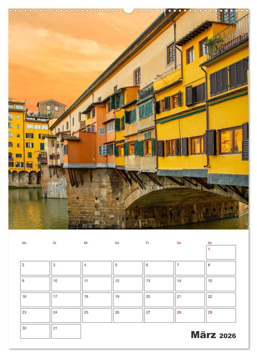 Florenz - Stadt mit besonderem Zauber (CALVENDO Premium Wandkalender 2026)