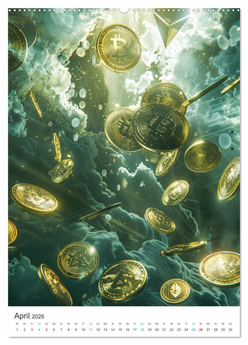 Bitcoin Welten (CALVENDO Wandkalender 2026)