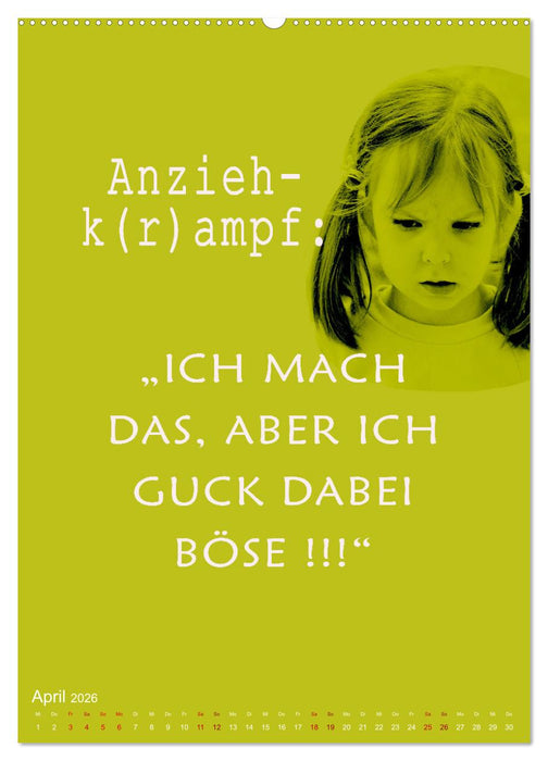 Willkommen im Familienalltag (CALVENDO Wandkalender 2026)