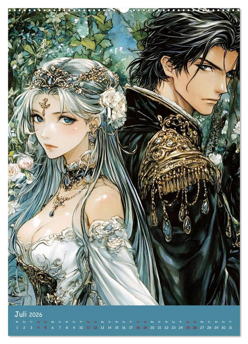 Royale Romanzen (CALVENDO Premium Wandkalender 2026)