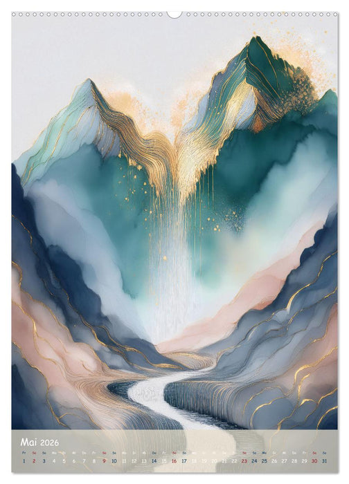 Mystische Berge (CALVENDO Wandkalender 2026)