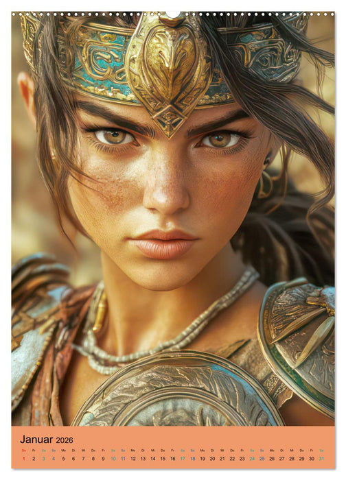 Amazonen und Dschungelköniginnen (CALVENDO Wandkalender 2026)