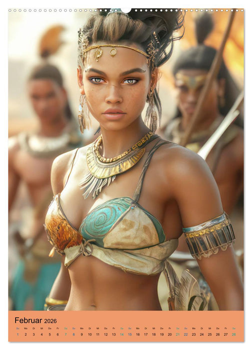 Amazonen und Dschungelköniginnen (CALVENDO Wandkalender 2026)