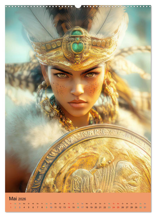 Amazonen und Dschungelköniginnen (CALVENDO Wandkalender 2026)