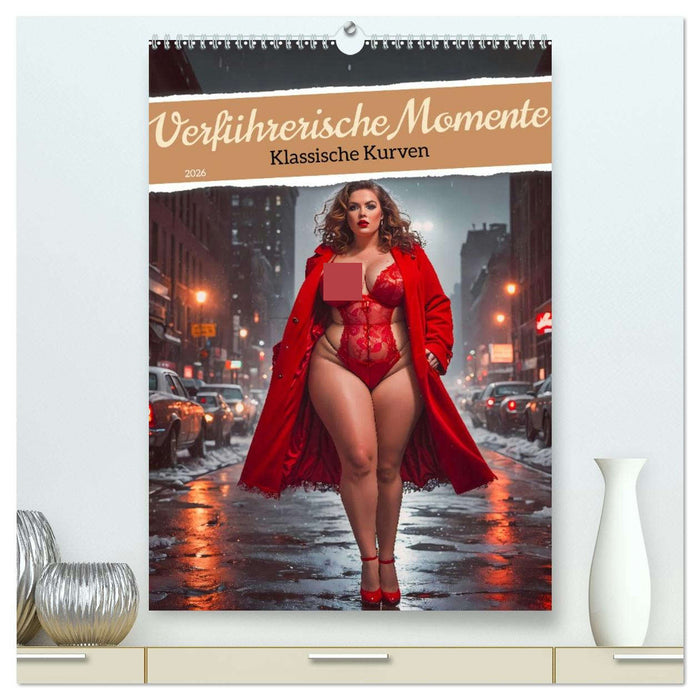 Verführerische Momente - Klassische Kurven (CALVENDO Premium Wandkalender 2026)