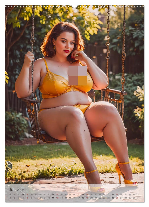Verführerische Momente - Klassische Kurven (CALVENDO Premium Wandkalender 2026)