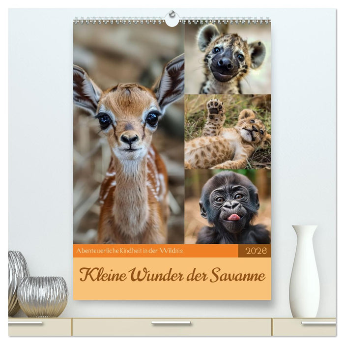 Kleine Wunder der Savanne (CALVENDO Premium Wandkalender 2026)
