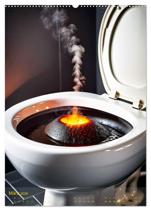 Kein Griff ins Klo . Umweltschutz und Zivilisation satirisch angehaucht (CALVENDO Wandkalender 2026)
