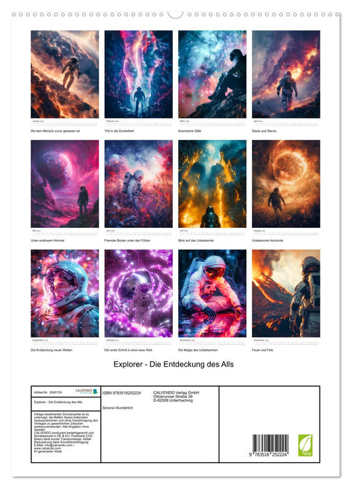 Explorer - Die Entdeckung des Alls (CALVENDO Premium Wandkalender 2026)