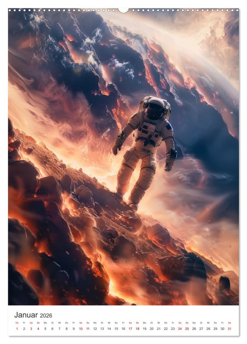 Explorer - Die Entdeckung des Alls (CALVENDO Premium Wandkalender 2026)
