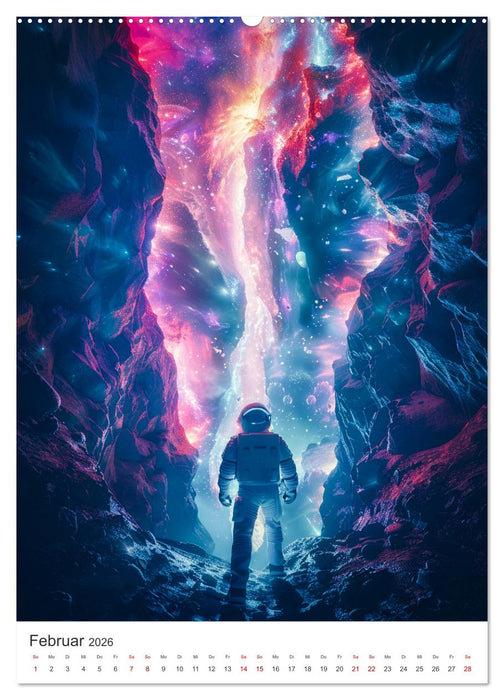 Explorer - Die Entdeckung des Alls (CALVENDO Premium Wandkalender 2026)