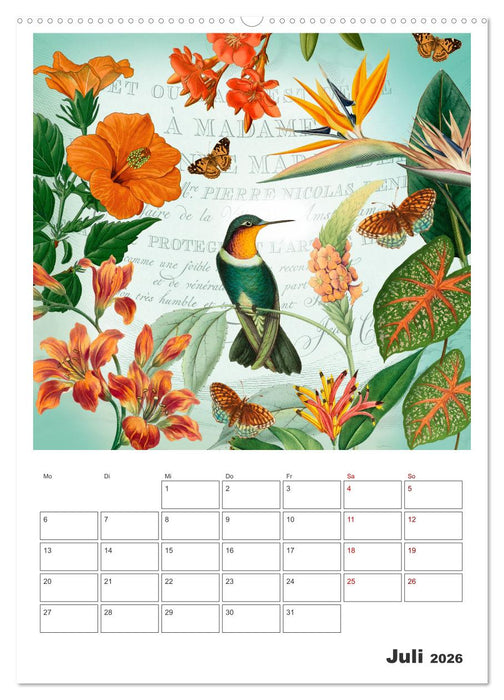 Das Paradies der Kolibris (CALVENDO Premium Wandkalender 2026)