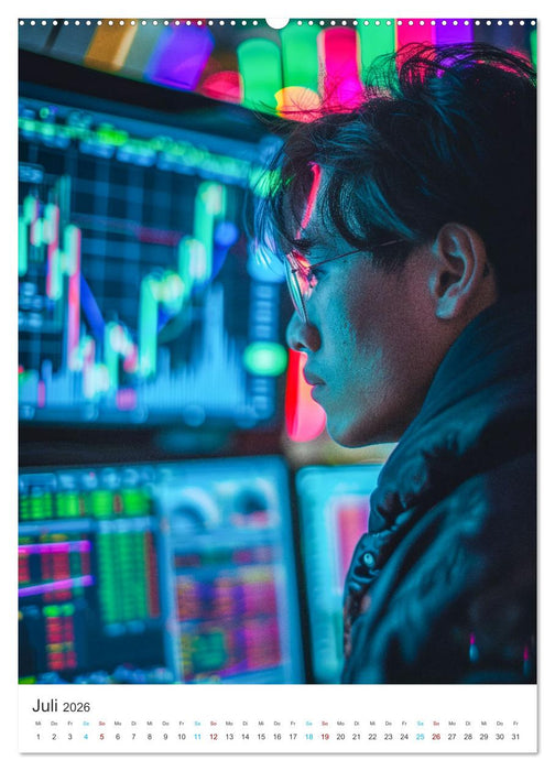 Bitcoin Welten (CALVENDO Premium Wandkalender 2026)