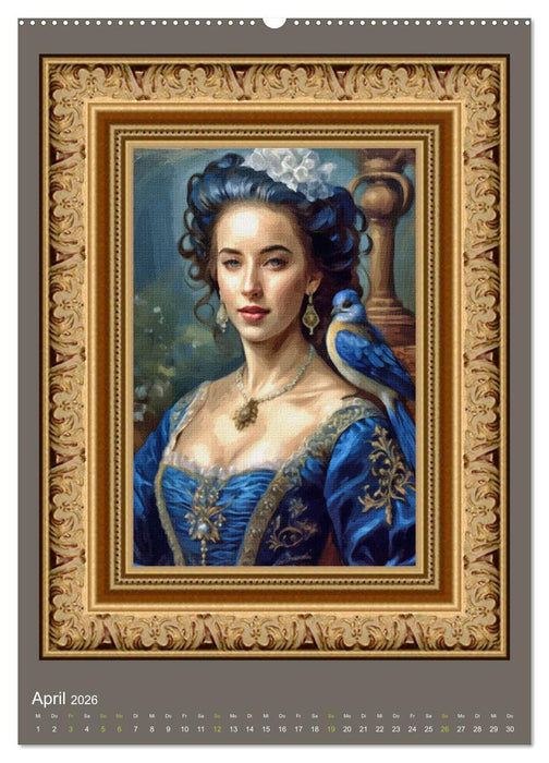 Porträts adeliger Damen (CALVENDO Premium Wandkalender 2026)
