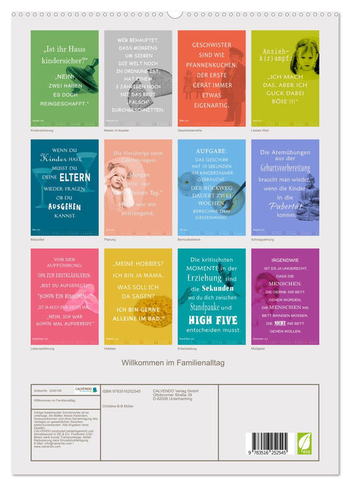 Willkommen im Familienalltag (CALVENDO Premium Wandkalender 2026)