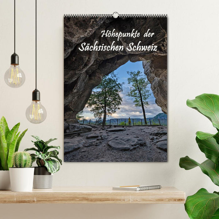 Höhepunkte der Sächsischen Schweiz (CALVENDO Wandkalender 2026)