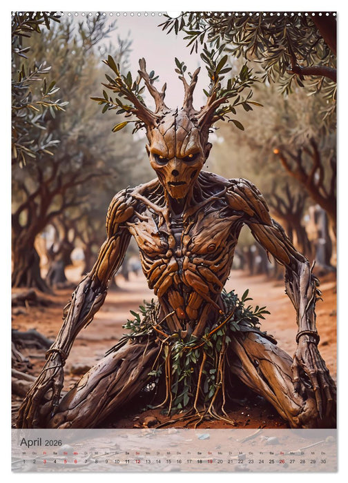 Gemüseapokalypse - Iss dein Gemüse auf, bevor es dich isst (CALVENDO Premium Wandkalender 2026)