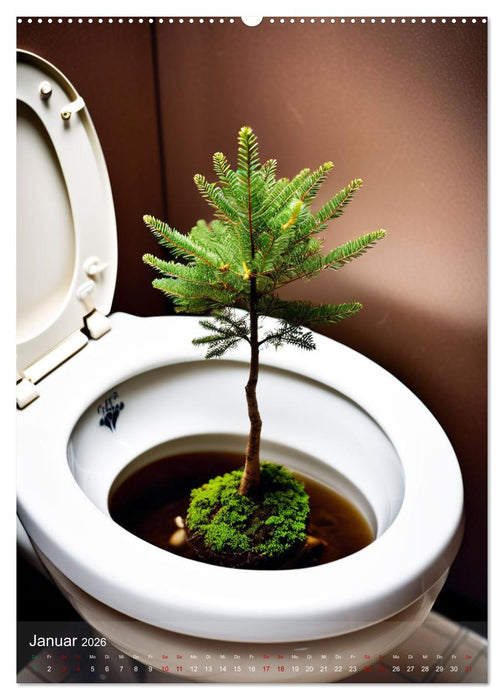 Kein Griff ins Klo . Umweltschutz und Zivilisation satirisch angehaucht (CALVENDO Premium Wandkalender 2026)