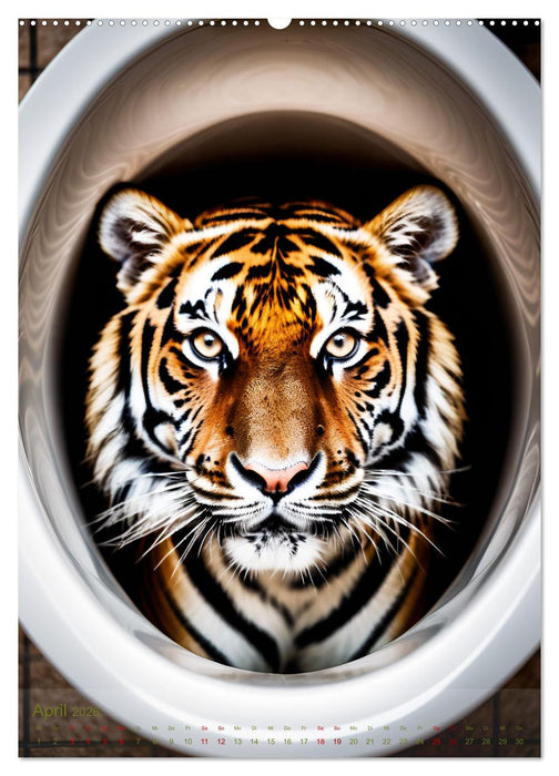 Kein Griff ins Klo . Umweltschutz und Zivilisation satirisch angehaucht (CALVENDO Premium Wandkalender 2026)