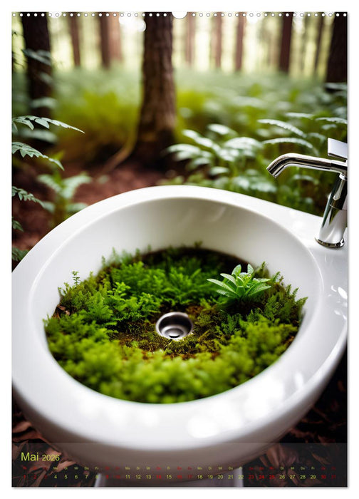 Kein Griff ins Klo . Umweltschutz und Zivilisation satirisch angehaucht (CALVENDO Premium Wandkalender 2026)