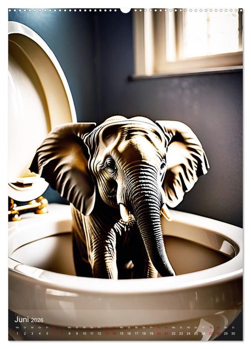Kein Griff ins Klo . Umweltschutz und Zivilisation satirisch angehaucht (CALVENDO Premium Wandkalender 2026)