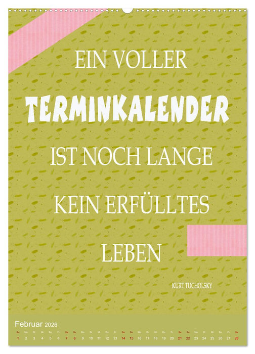 Arbeit macht Spaß (CALVENDO Wandkalender 2026)