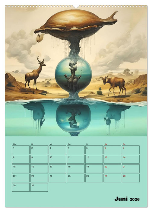 Surreale Fantasiewelten (CALVENDO Wandkalender 2026)