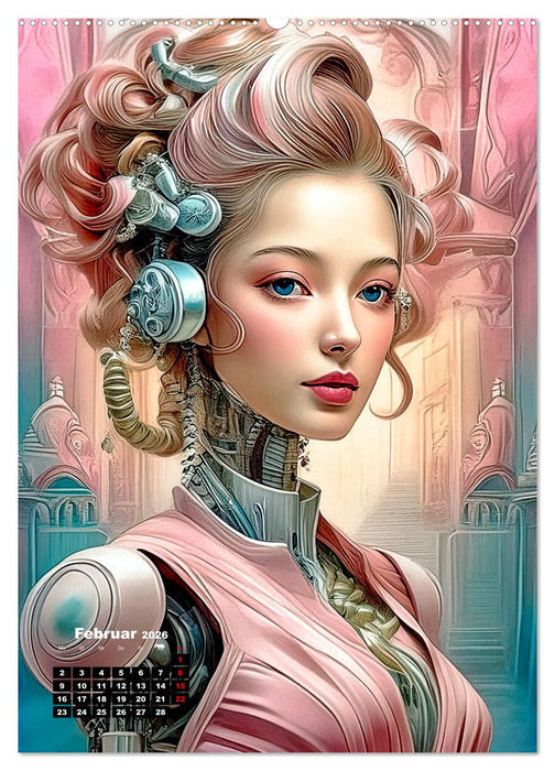 Anmutige Roboter (CALVENDO Wandkalender 2026)
