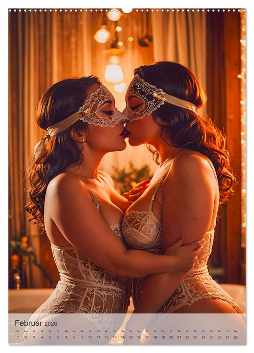 Verführerische Momente - Kinky Geheimnisse (CALVENDO Premium Wandkalender 2026)