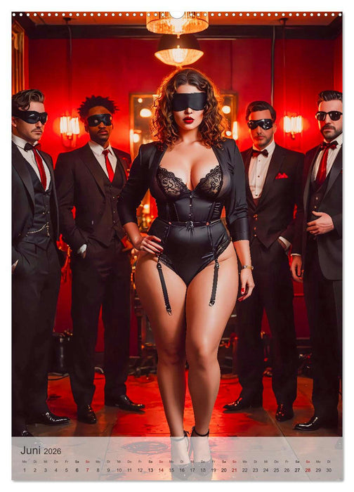 Verführerische Momente - Kinky Geheimnisse (CALVENDO Premium Wandkalender 2026)