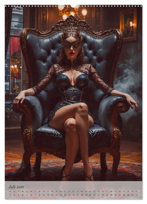 Verführerische Momente - Kinky Geheimnisse (CALVENDO Premium Wandkalender 2026)