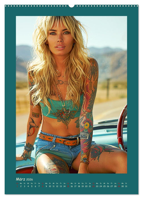 Sexy Cowgirls. Modern, selbstbewusst und schön (CALVENDO Wandkalender 2026)