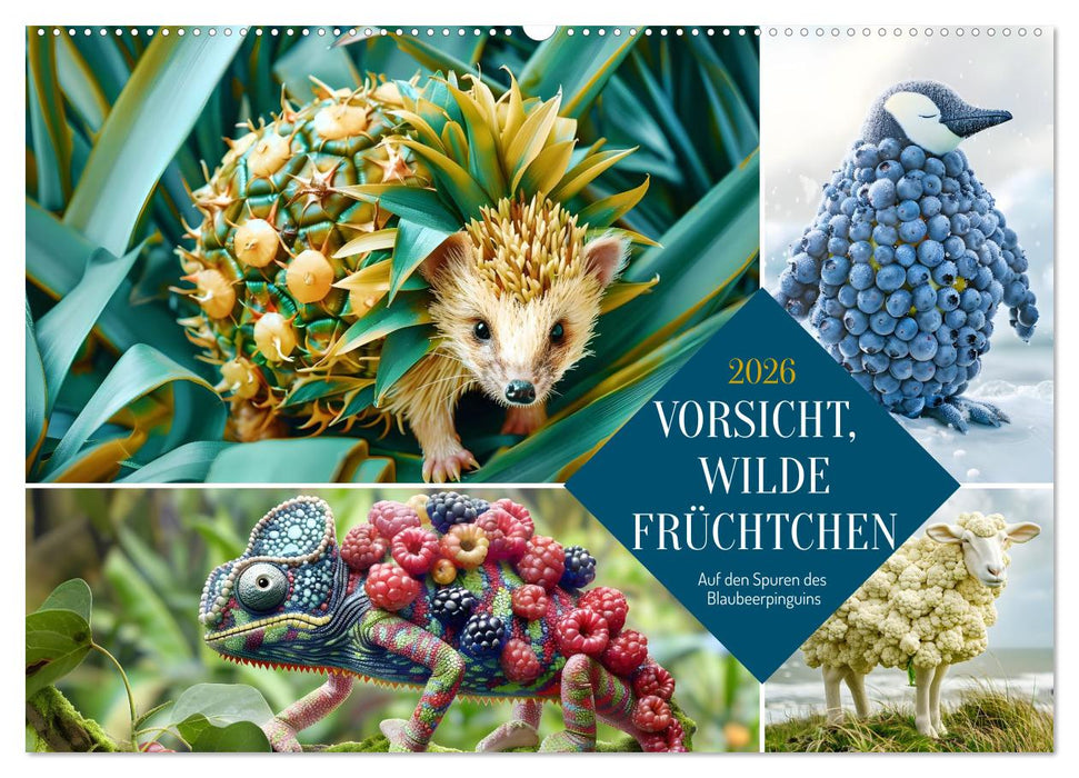 Vorsicht, Wilde Früchtchen (CALVENDO Wandkalender 2026)