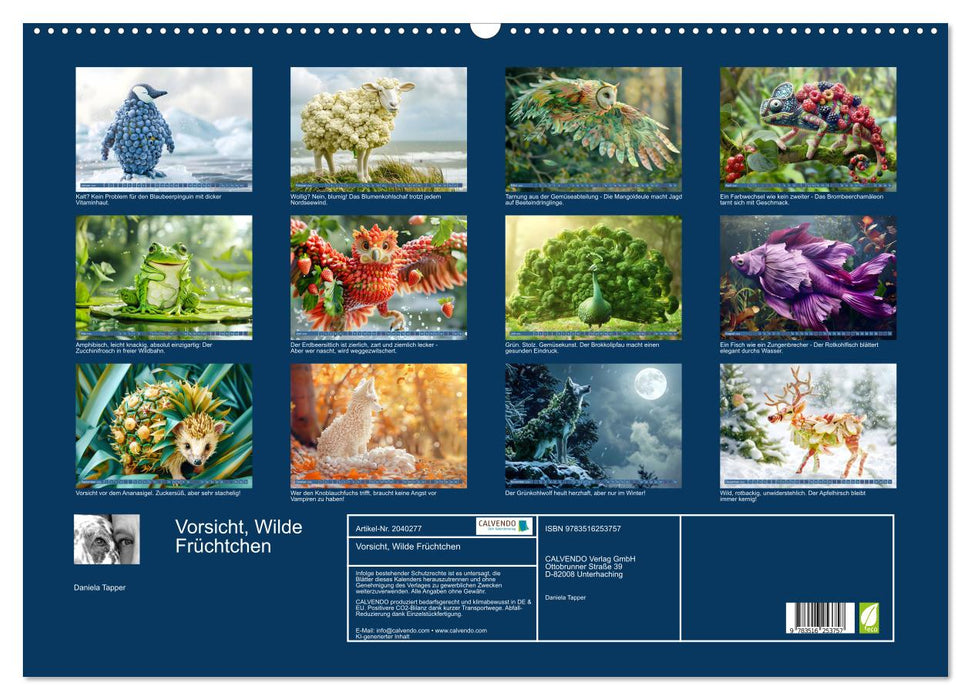 Vorsicht, Wilde Früchtchen (CALVENDO Wandkalender 2026)