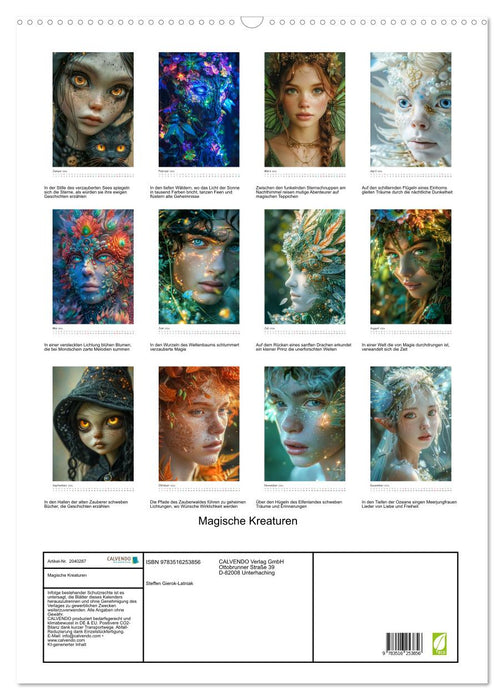 Magische Kreaturen (CALVENDO Wandkalender 2026)