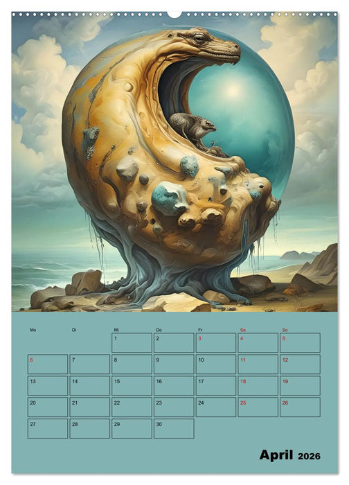 Surreale Fantasiewelten (CALVENDO Premium Wandkalender 2026)