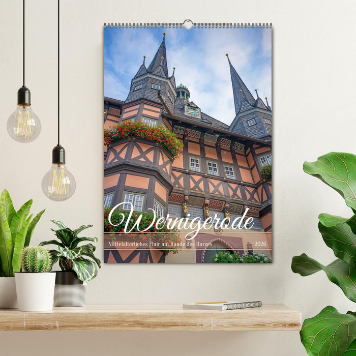 Wernigerode - Mittelalterliches Flair am Rande des Harzes (CALVENDO Wandkalender 2026)