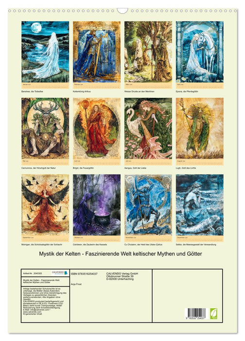Mystik der Kelten - Faszinierende Welt keltischer Mythen und Götter (CALVENDO Wandkalender 2026)
