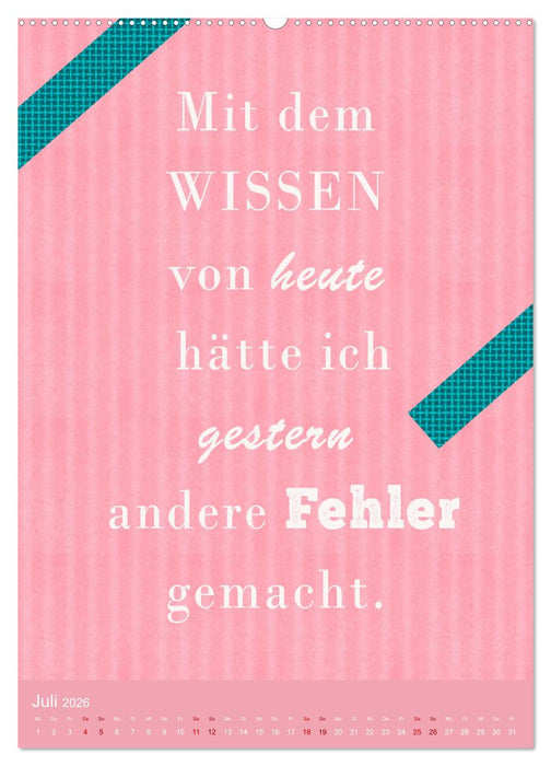 Arbeit macht Spaß (CALVENDO Premium Wandkalender 2026)