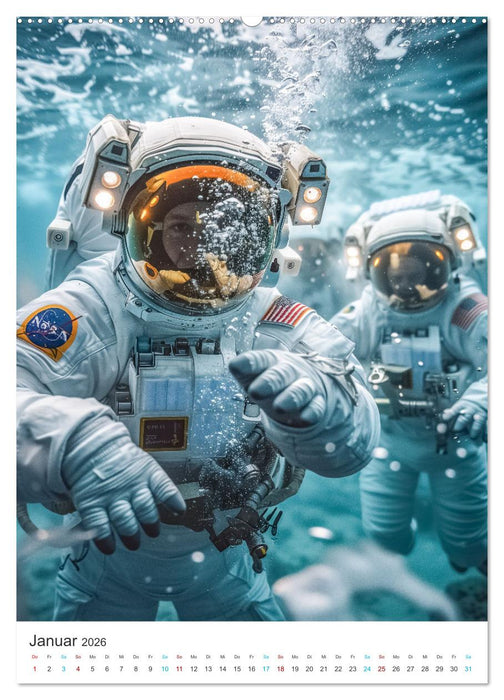Faszination Raumfahrt (CALVENDO Wandkalender 2026)