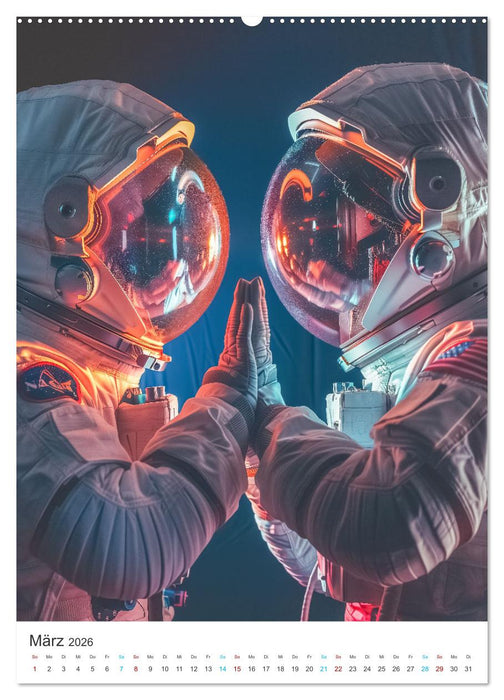 Faszination Raumfahrt (CALVENDO Wandkalender 2026)