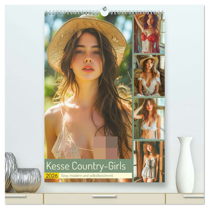 Kesse Country-Girls. Sexy, modern und selbstbestimmt (CALVENDO Premium Wandkalender 2026)